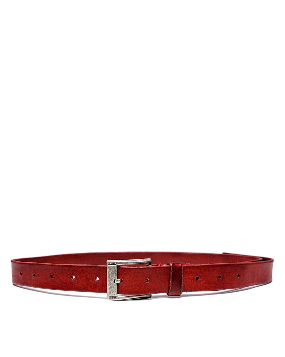 Red Dyed Buckle Belt