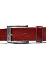 Red Dyed Buckle Belt