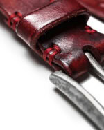 Red Dyed Buckle Belt