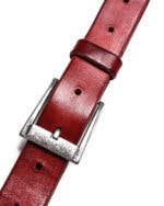Red Dyed Buckle Belt