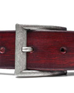 Red To Black Nuance Buckle Belt