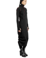 Elongated Scar Turtleneck Top