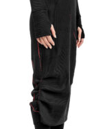 Elongated Scar Turtleneck Top