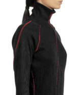 Elongated Scar Turtleneck Top