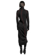 Elongated Scar Turtleneck Top