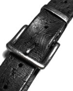 Hammered Textured Buckle Belt