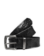 Hammered Textured Buckle Belt