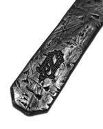 Hammered Textured Buckle Belt