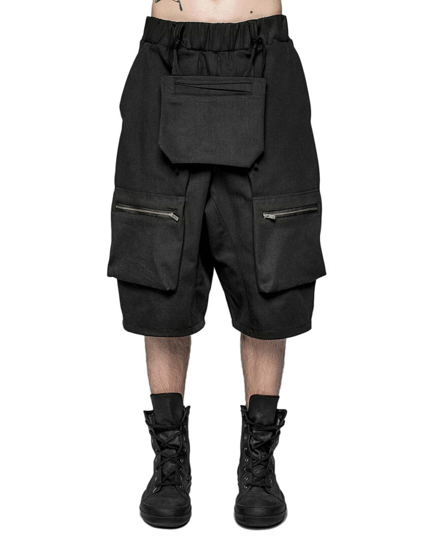 Cargo Pouch Dropcrotch Shorts