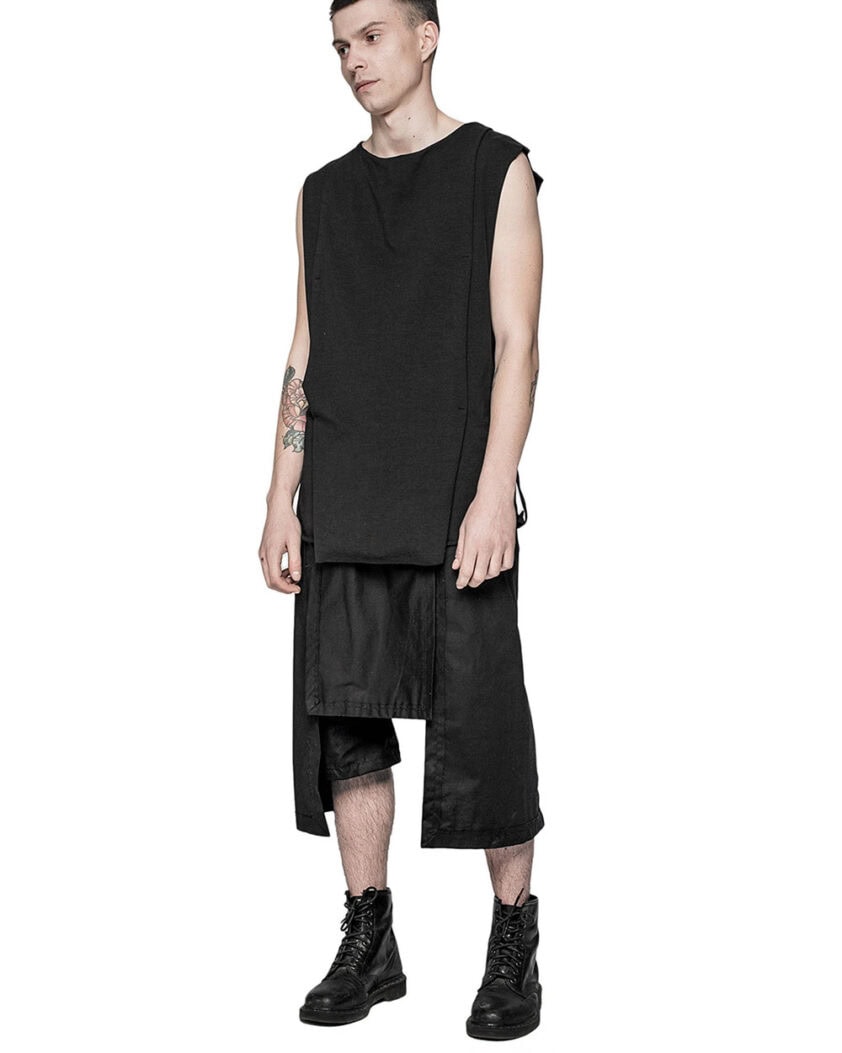 Layered Sleeveless T-shirt