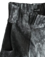 Layered Dyed Indigo Loose Shorts