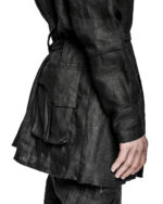 Utility Wrapper Linen Coat