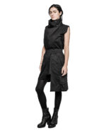 Asymmetric Cargo Crushed Skirt