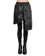 Asymmetric Cargo Crushed Skirt