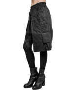 Asymmetric Cargo Crushed Skirt