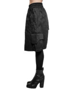 Asymmetric Cargo Crushed Skirt