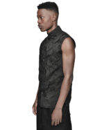 Crushed Sleeveless Shirt