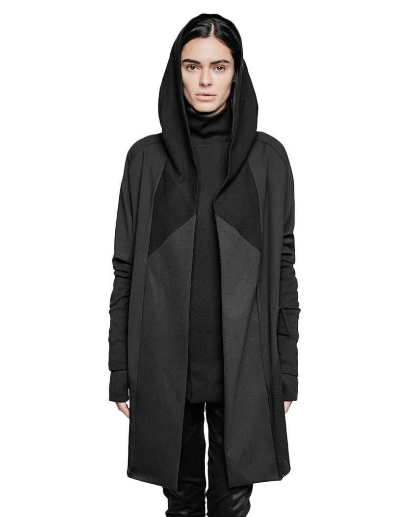 Construct Rugam Hood Cardigan