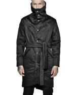 Crushed High Neck Wrapper Coat