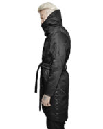 Crushed High Neck Wrapper Coat