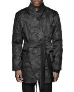 Crushed Tech Wrapper Coat