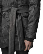 Crushed Tech Wrapper Coat