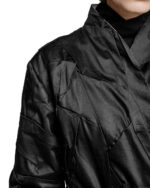 Crushed Tech Wrapper Coat