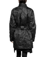 Crushed Tech Wrapper Coat