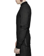 Paneled Collar Longsleeve Top