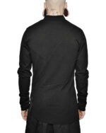 Paneled Collar Longsleeve Top