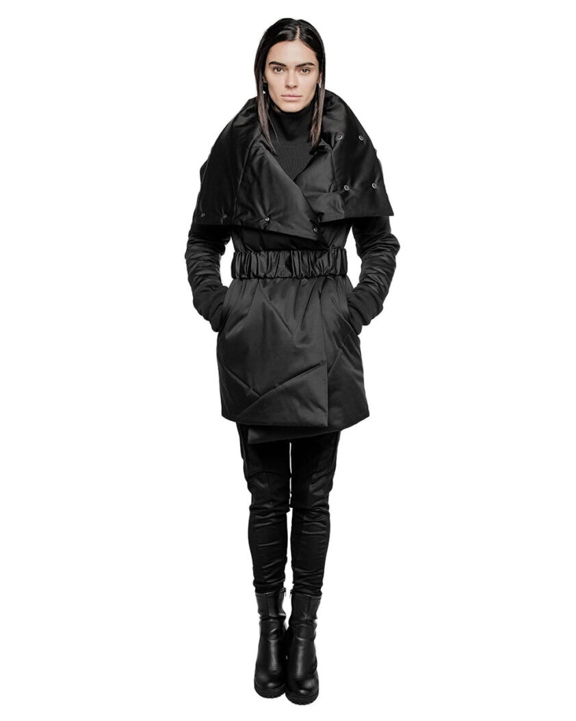 Quilted Winter High Neck Coat