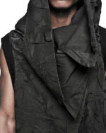 Soft Crushed Sleeveless Cardigan