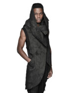 Soft Crushed Sleeveless Cardigan