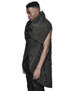 Soft Crushed Sleeveless Cardigan