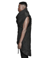 Soft Crushed Sleeveless Cardigan