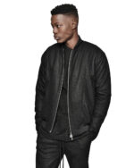 Wool Construct Bomber Jacket