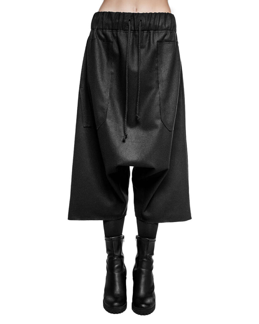 Wool Dropcrotch Winter Shorts