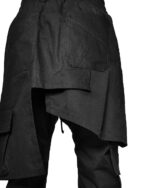 Asymmetric Cargo Crushed Skirt