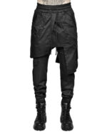 Asymmetric Cargo Crushed Skirt