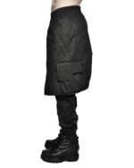 Asymmetric Cargo Crushed Skirt