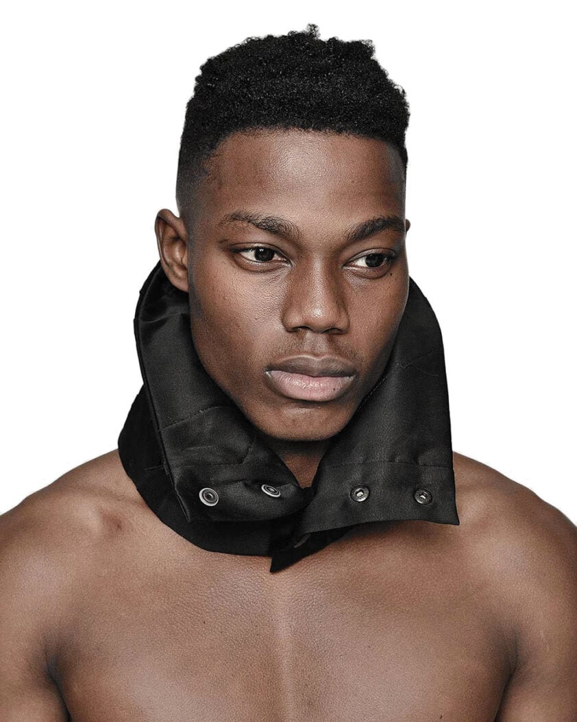 Crushed-Tech Neck Warmer