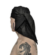 Crushed Triangle Scarf Headpiece