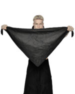 Crushed Triangle Scarf Headpiece