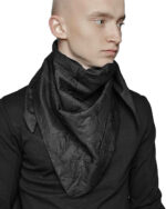 Crushed Triangle Scarf Headpiece