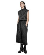 Crushed Tech Layer Crop Pants