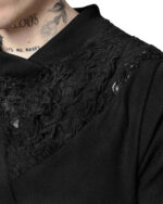 Fiber Bond Panel Contrast Sweater