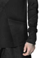 Paneled Contrast Collar Sweater