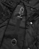 Crushed High Neck Wrapper Coat