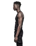 Angular Segment Elongated Tank Top