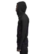 Angular Segment Hooded Top